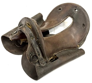 WW I McClennan Style Military Leather Horse sadle