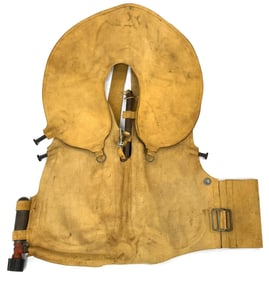 WW II German Kriegsmarine Navy Life Preserver Vest Dated 1942