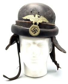 WW II German NSKK Motorcycle Helmet