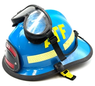 ATF National Response Team Fire Helmet with Goggles