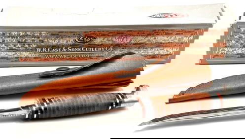 2014 Case XX Utility Hunter 5in Fixed Blade Knife with Sheath 316-5 SS