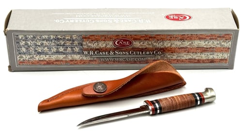 2014 Case XX Mini FINN Hunter Knife with Sheath HTM3 FINN 00379