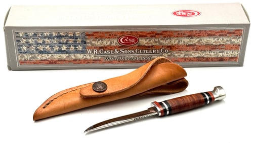 2015 Case XX Mini FINN Hunter Knife with Sheath MFINN HTR M3 FINN SS 00379