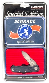 Schrade USA Knife SLW2 Lake & Walker Special Edition with Display Case NOS