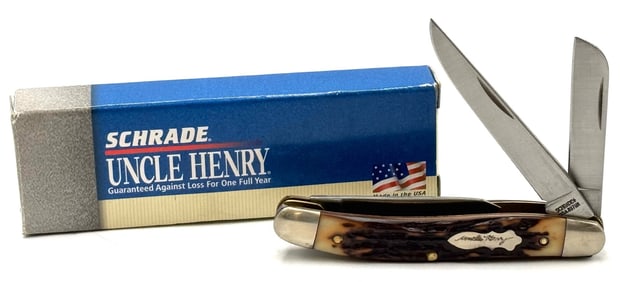 Schrade Uncle Henry 897 UH Signature Pocket Knife NIB