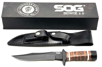 SOG Bowie 2.0 Fixed Blade Tactical Knife