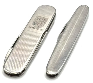 Vtg. Puma Solingen Rostfrei D?sseldorf German Pocket & Bonsa Stainless Pocket Knives