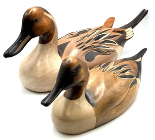 Bob Hayden Windy Creek & Tom Taber Pintail Duck Decoys