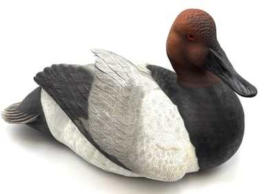 National Wild Turkey Federation Canvasback Duck Decoy by Joseph R. Caldwell