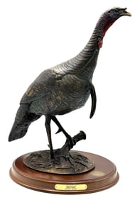 National Wild Turkey Federation " The Survivor" Turkey Bronze by Greg O'Neal
