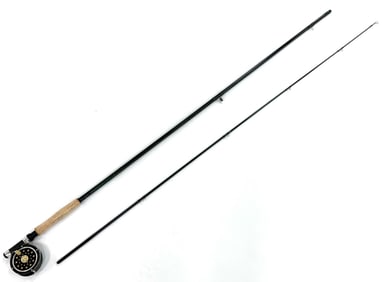 Pflueger Medalist No. 1494 Fly Fishing Reel on Willow Creek Rod