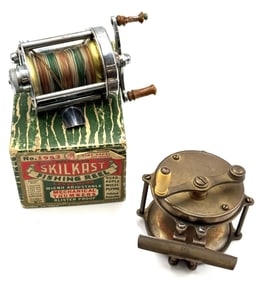 Pflueger No 1953 & Congress Indian Bait Casting Reels