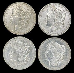 (4) U.S. Morgan Silver Dollars