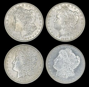(4) U.S. Morgan Silver Dollars