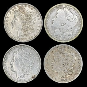 (4) U.S. Morgan Silver Dollars