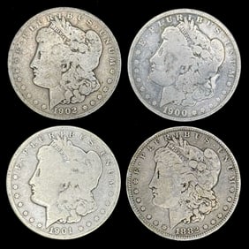 (4) U.S. Morgan Silver Dollars