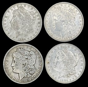 (4) U.S. Morgan Silver Dollars
