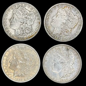 (4) U.S. Morgan Silver Dollars