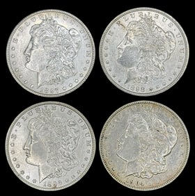 (4) U.S. Morgan Silver Dollars