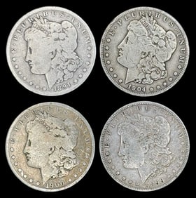 (4) U.S. Morgan Silver Dollars