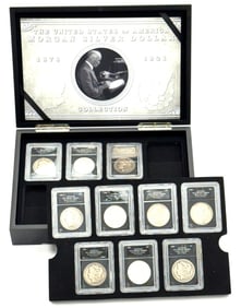 10pc U.S. Morgan Silver Dollar VG Collector's Edition Set