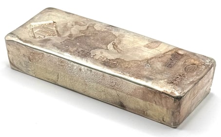 100 Troy Ounces Johnson Matthey 999+ Fine Silver Bar