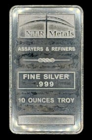 NTR Metals 10 Troy Ounces .999 Fine Silver