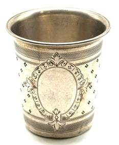 Antique 800 Sterling German Halbmond und Reichskrone Cup