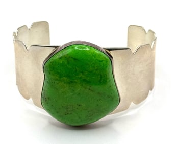 Jay King Sterling & Turquoise Cuff Bracelet