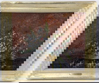 Leota W. Loop "Ragged Robins" Oil On Canvas