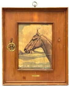 George Ford Morris 1944 Print of Whirlaway Mounted