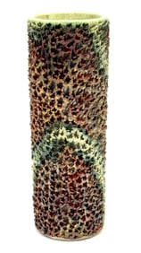 2008 Bruce Odell 15" Tall Ceramic Art Pottery Vase