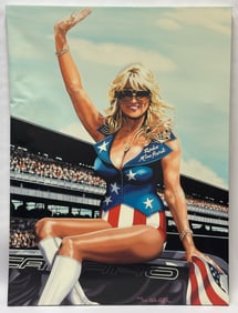 Colin Carter "Super Woman" Vaughn Canvas Print