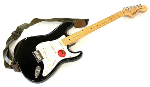 Squier Standard Stratocaster Black Metallic Electric Guitar