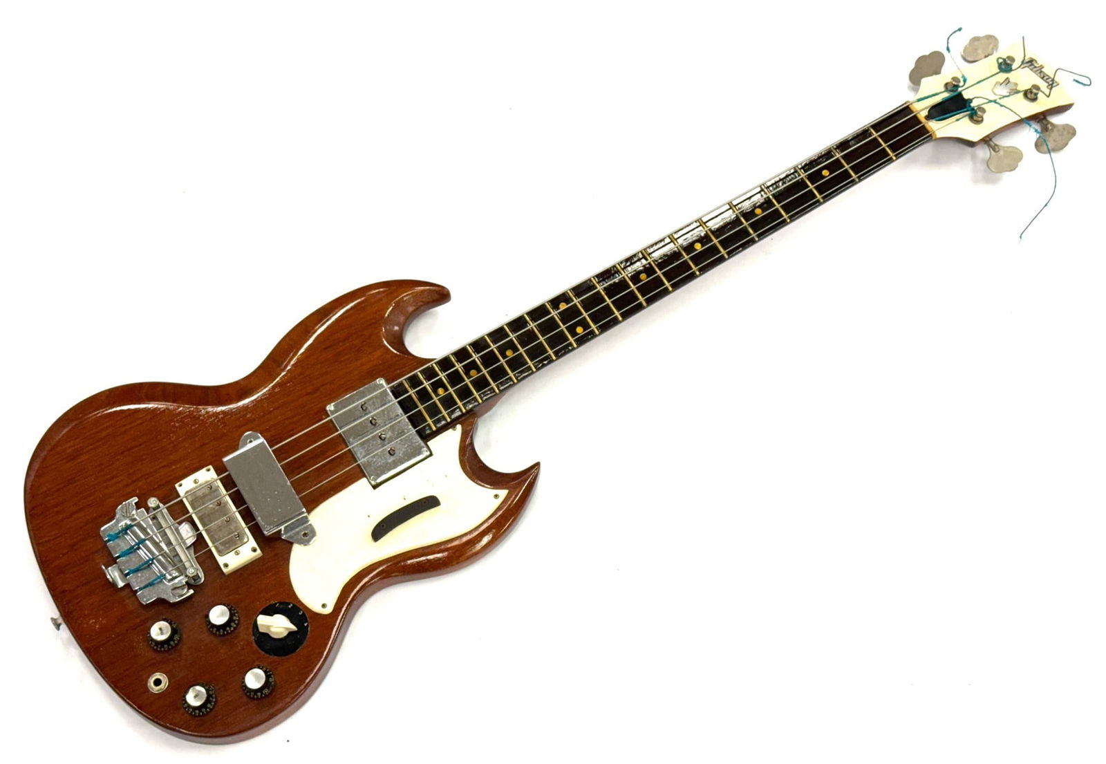1961 Gibson EB-3 Bass Guitar: 1961 Gibson EB-3 Bass Guitar. The Gibson EB-3 is a short-scale bass guitar known for it's very distinctive sound and use by popular musicians including Jack Bruce, Bob Daisley, and more!?The Gibson's