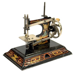 Post World War II German British Zone Casige Tin Sewing Machine