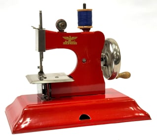 Vtg. German Casige Child's Toy Sewing Machine