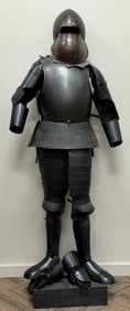 Antique Medieval Full Body Steel Suit of Armour with Helmet