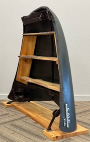1940's-50's GMC 350 Truck Hood Live Edge Custom Made Shelf