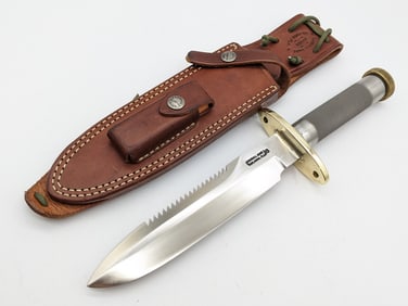 Randall Model 18 Attack Survival Stainless Steel Knife w/ Sheath