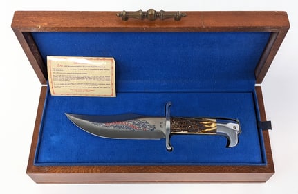 1971 Case XX Bicentennial Double Eagle Hunting Knife 523-7SS w/ Case