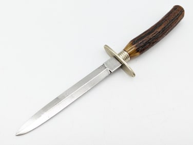 Antique Joseph Allen & Sons Stag Handle Dagger