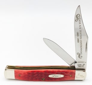 Ltd 1989 Case XX Centennial Red Bone Texas Jack Knife R6292