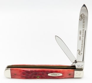 Ltd 1989 Case XX Centennial Red Bone English Jack Knife R62019