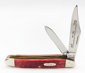 Ltd 1989 Case XX Centennial Red Bone Texas Jack Knife R62087