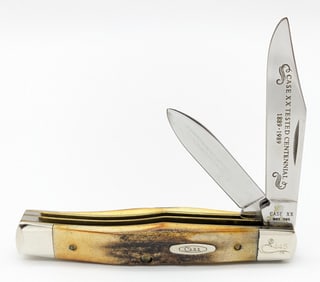 Ltd 1989 Case XX Centennial Stag Texas Jack Knife 52032
