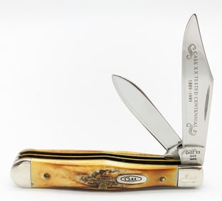 Ltd 1989 Case XX Centennial Stag Small Coke Bottle 5225 1/2