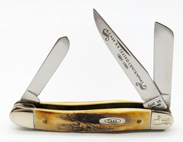 Ltd 1989 Case XX Centennial Stag Medium Stockman 5318