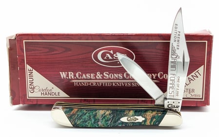 Ltd 2014 Case XX Rain Forest Corelon Slant Bolster Peanut 9220 w/ Box