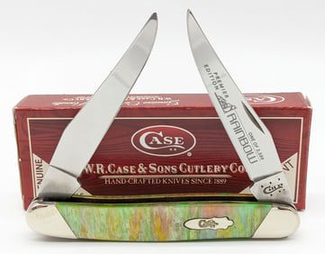 Ltd 2014 Case XX Rainbow Corelon Slant Bolster Muskrat w/ Box